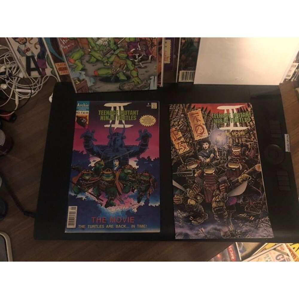 Teenage Mutant Ninja Turtles Adventures Movie 2 #1+TMNT Movie 3#1